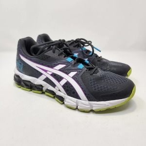 Asics Womens Gel Quantum 180 5 Running Walking Shoes Size 8 Gray Purple 1202A83